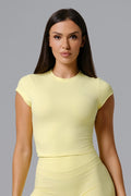 Alexa Crop Top - Lemon