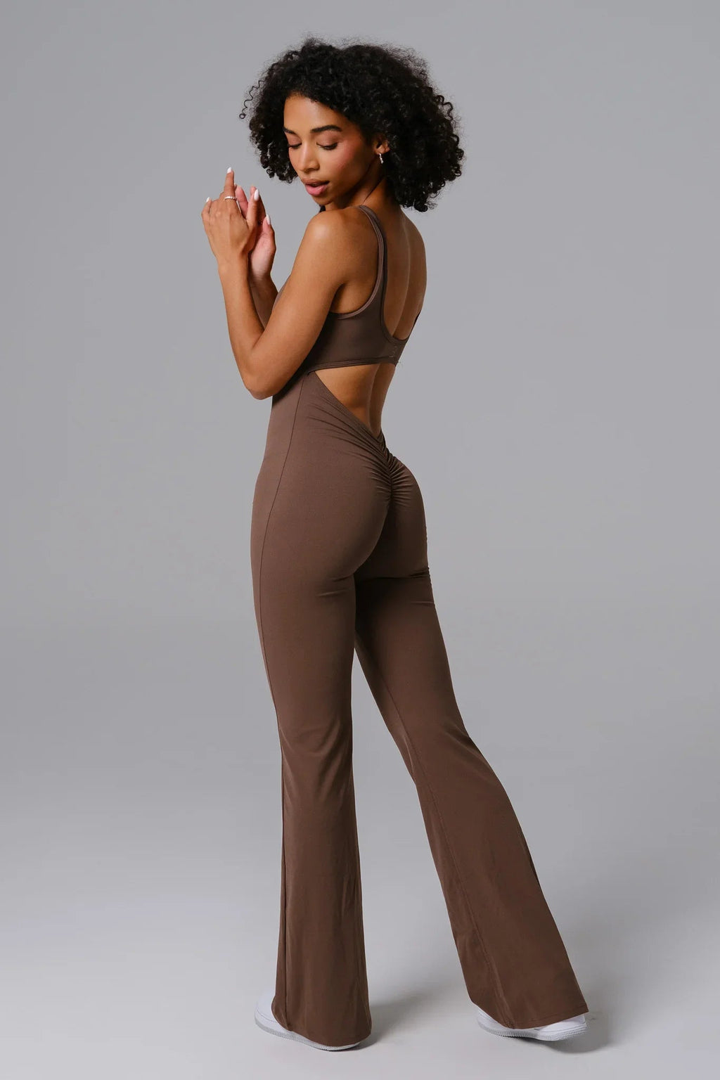 Ariana Jumpsuit - Ash Brown