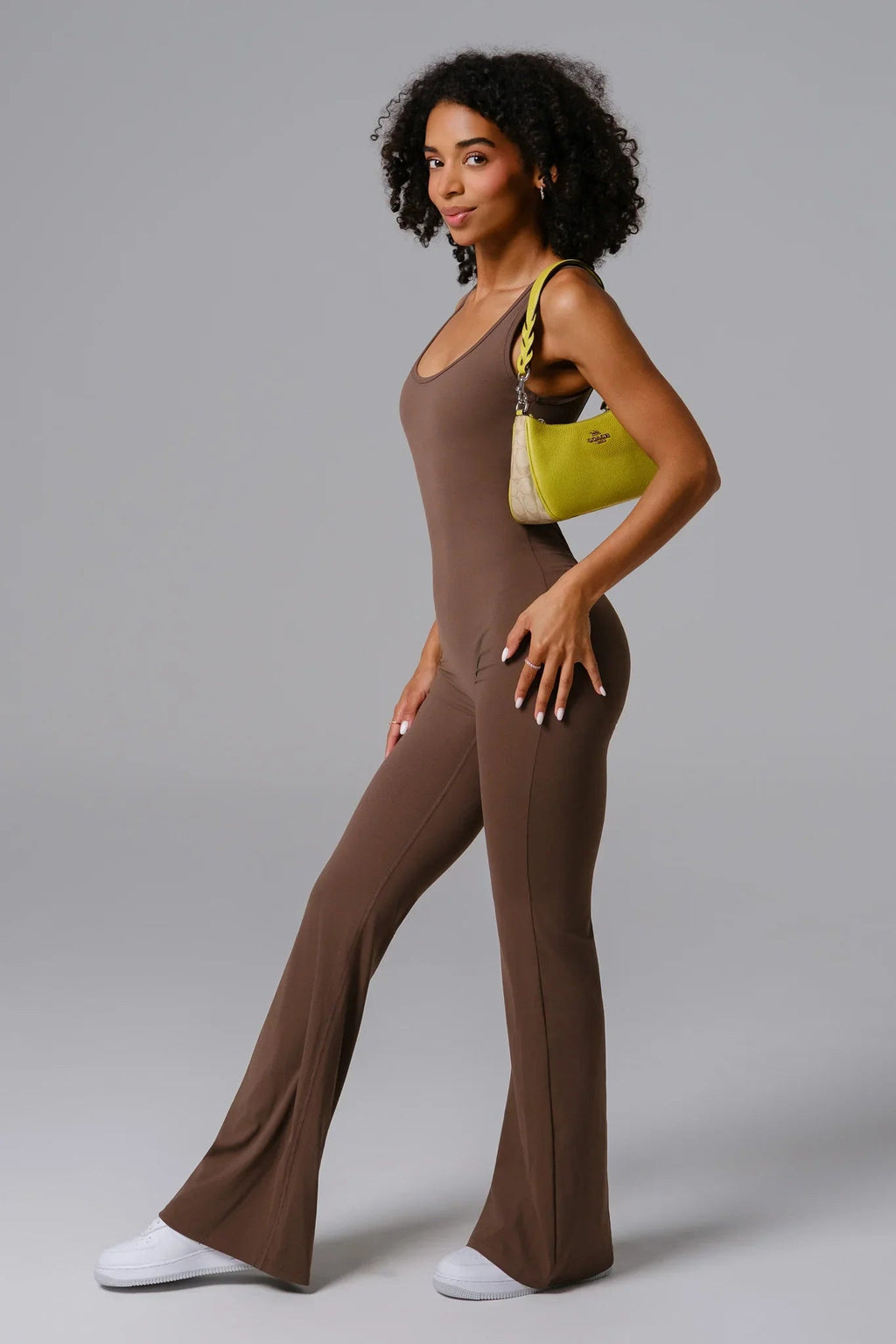 Ariana Jumpsuit - Ash Brown