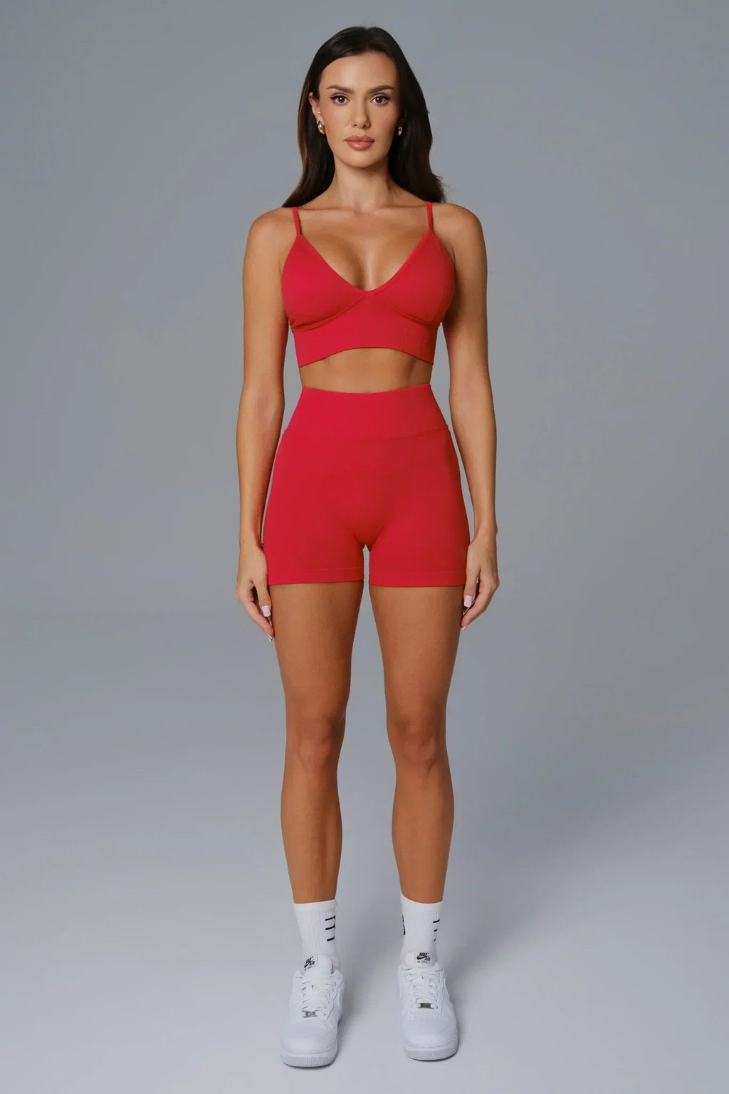 Asha Sports Bra - Rouge Red