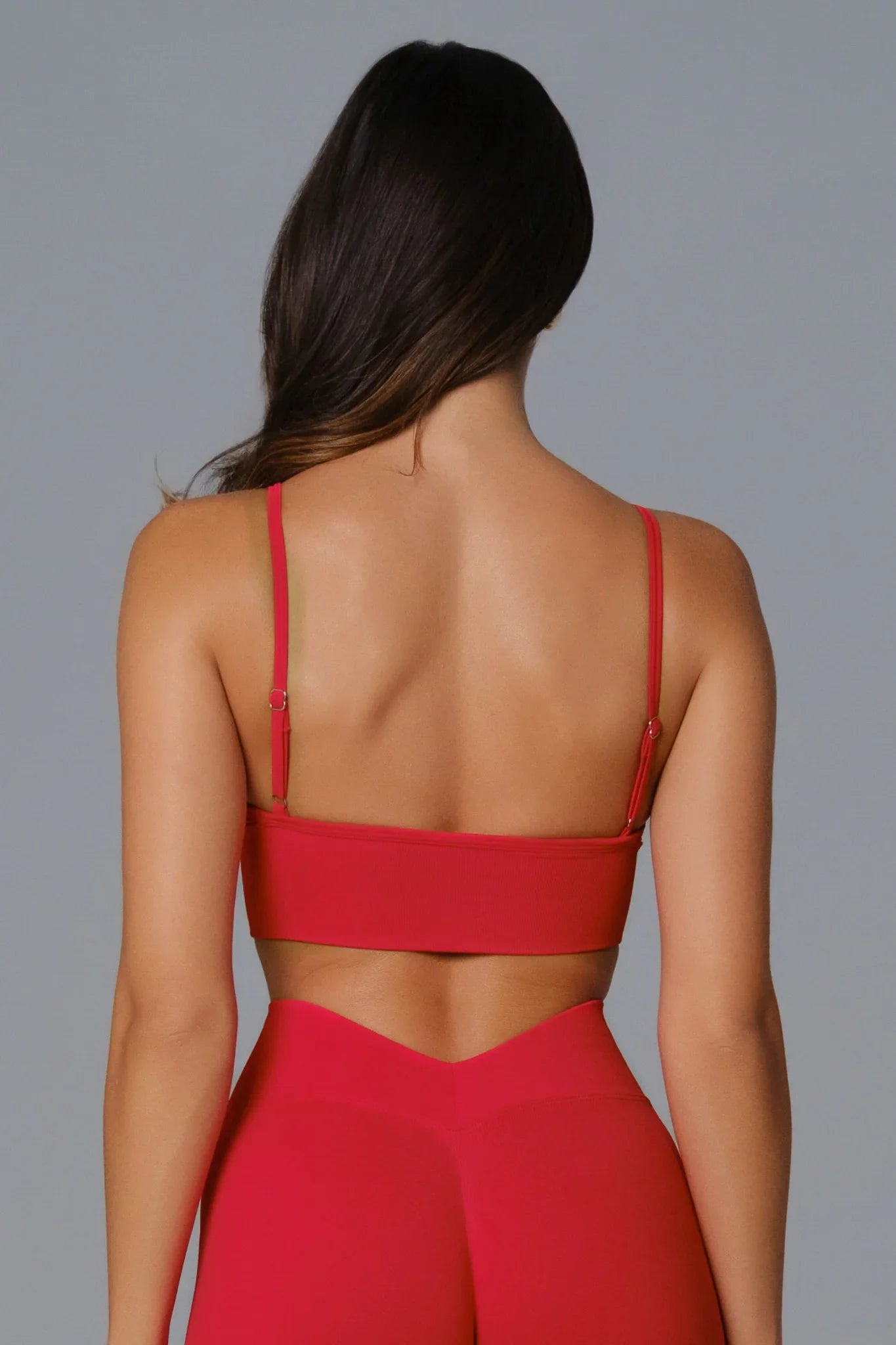 Asha Sports Bra - Rouge Red