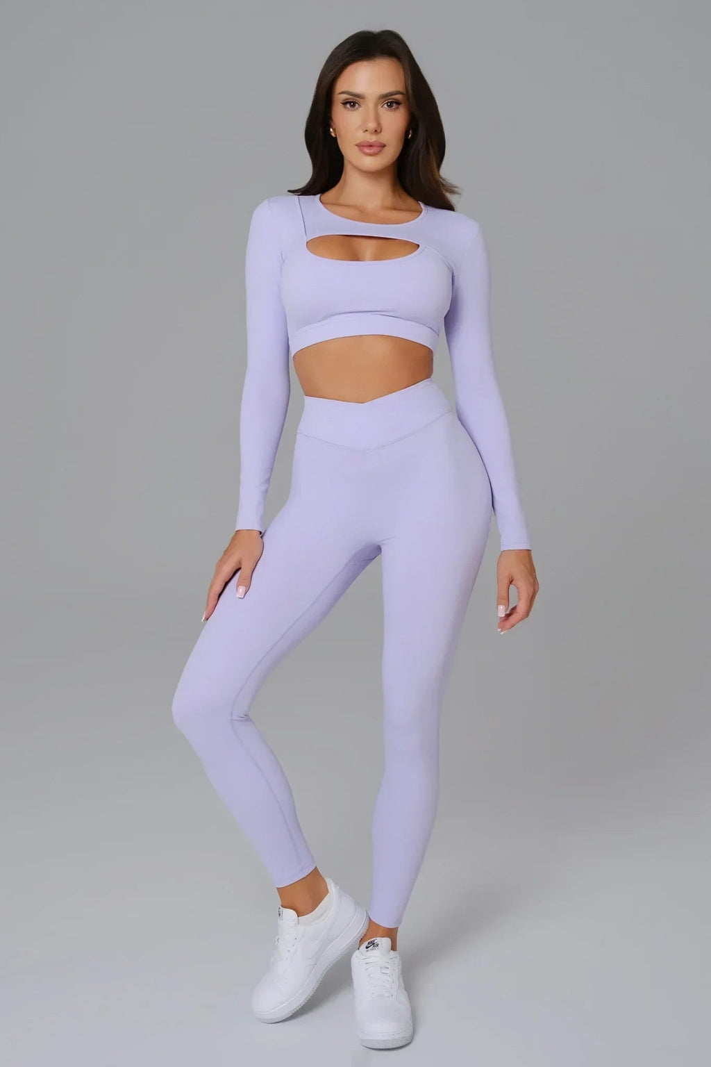 Ashley Long Sleeve Top - Wisteria