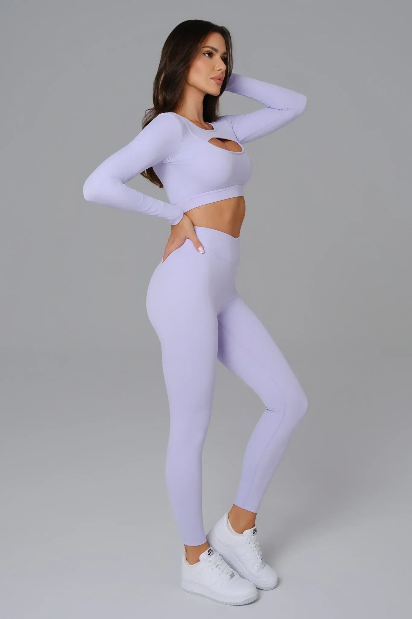 Ashley Long Sleeve Top - Wisteria