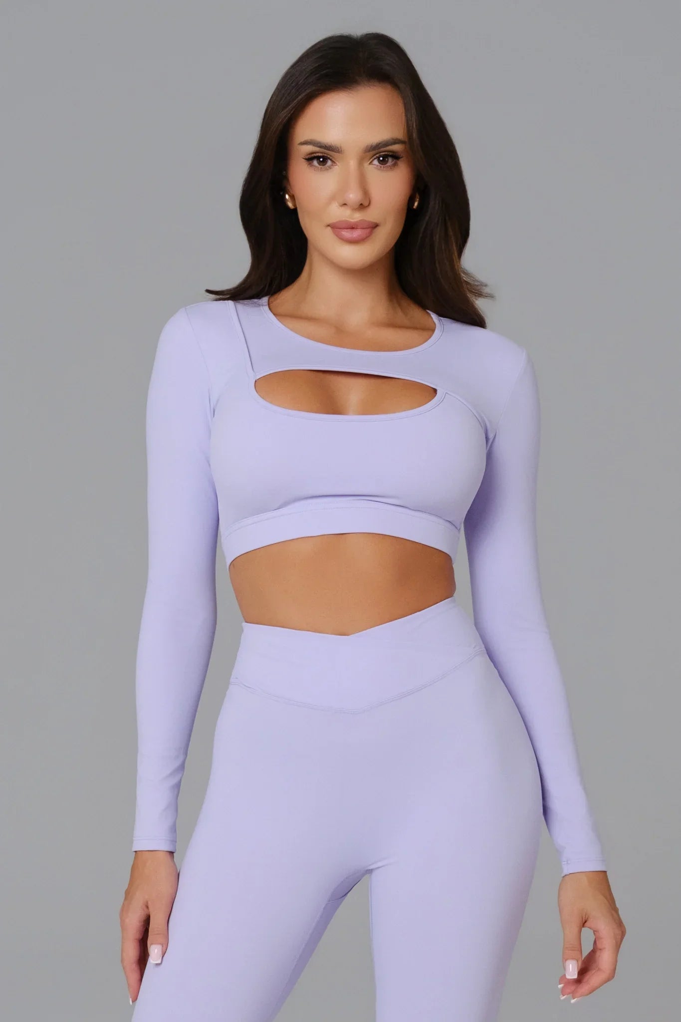 Ashley Long Sleeve Top - Wisteria