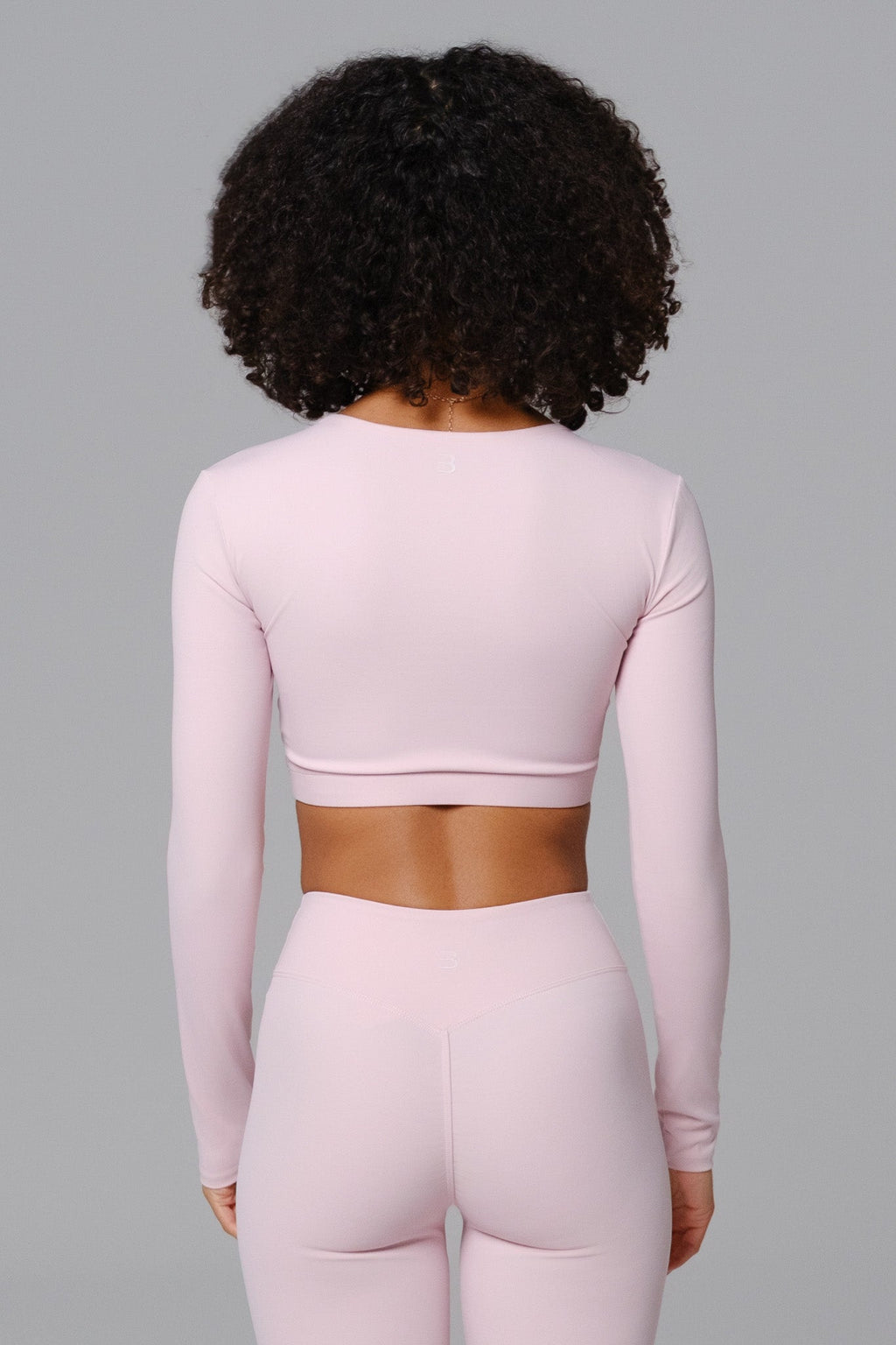 Ashley Long Sleeve Top - Blush Pink