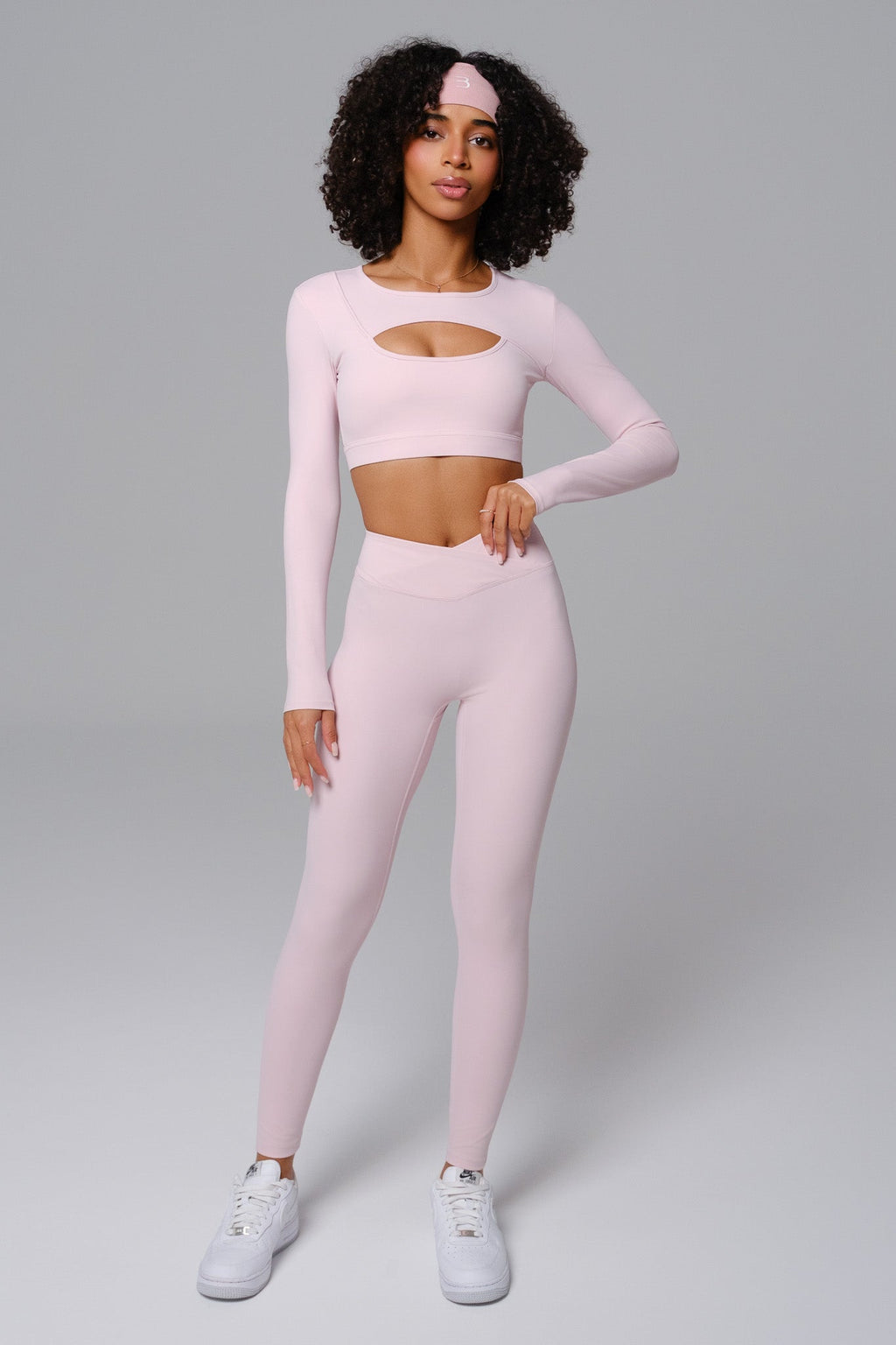 Ashley Leggings - Blush Pink