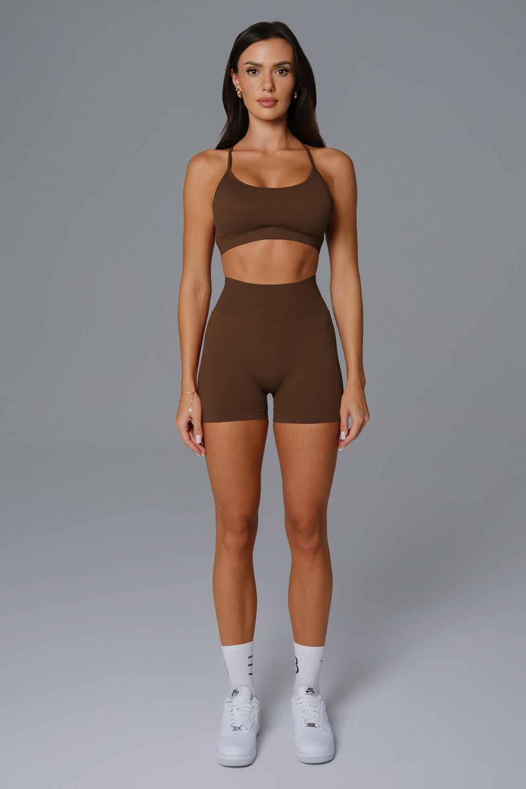 Briana Shorts - Dark Brown