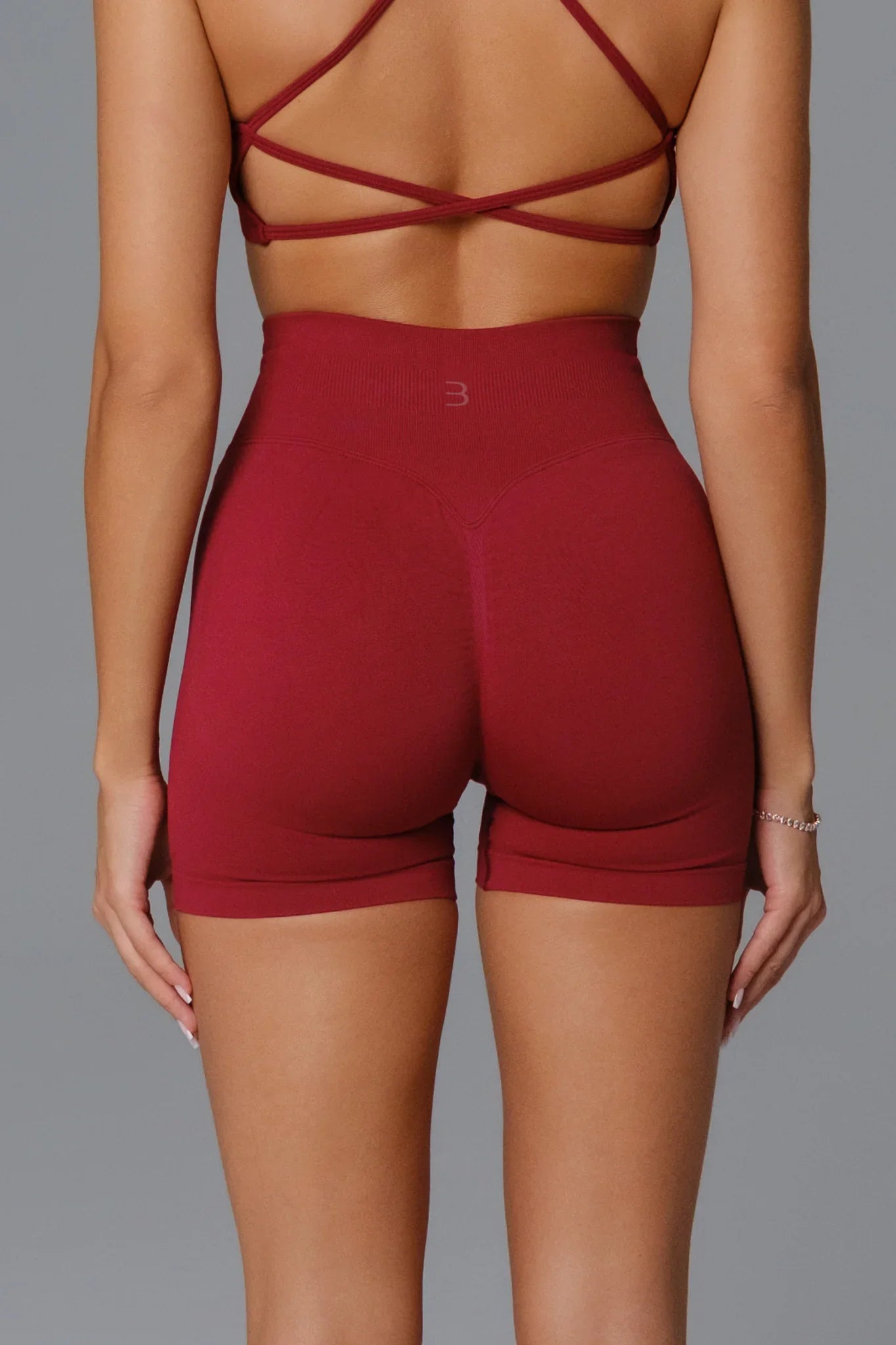 Briana Shorts - Maroon