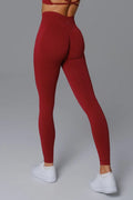 Briana Leggings - Maroon