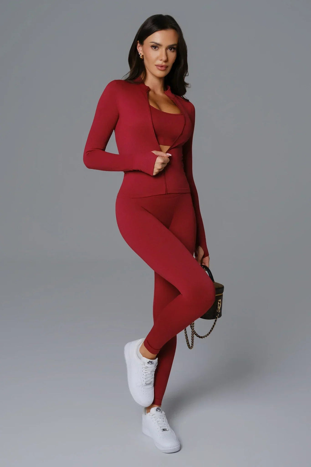 Briana Jacket - Maroon