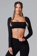 Camila Crop Top - Black
