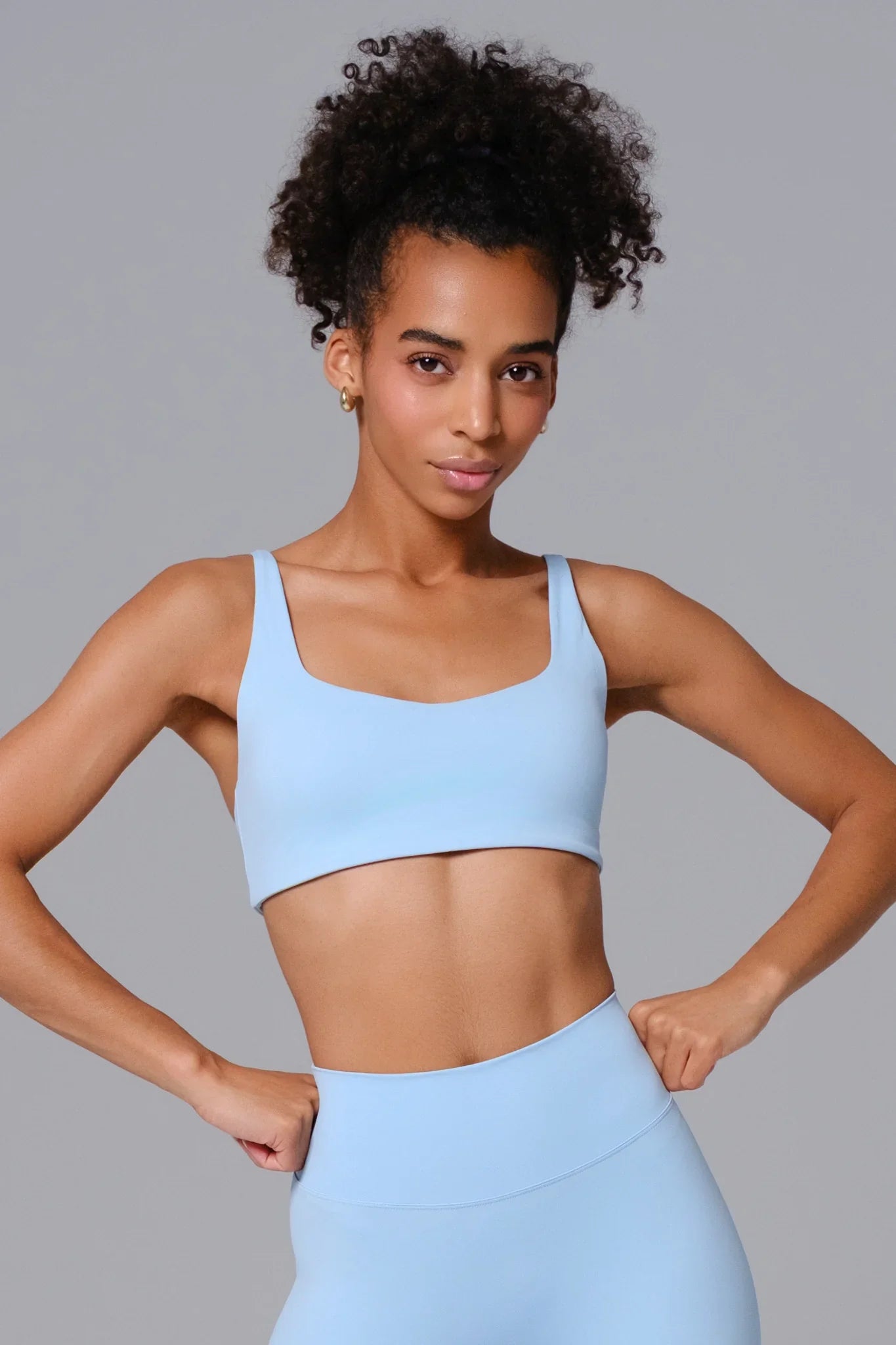 Camila Sports Bra - Crystal Blue
