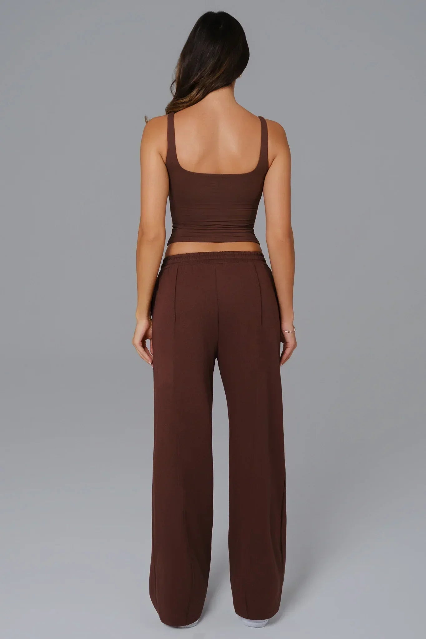 Ellie Sleeveless Top - Brown