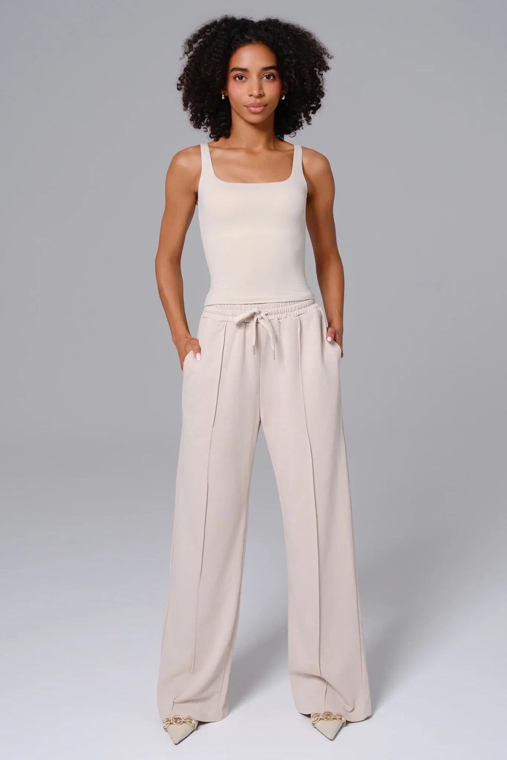 Ellie Sleeveless Top - Ivory