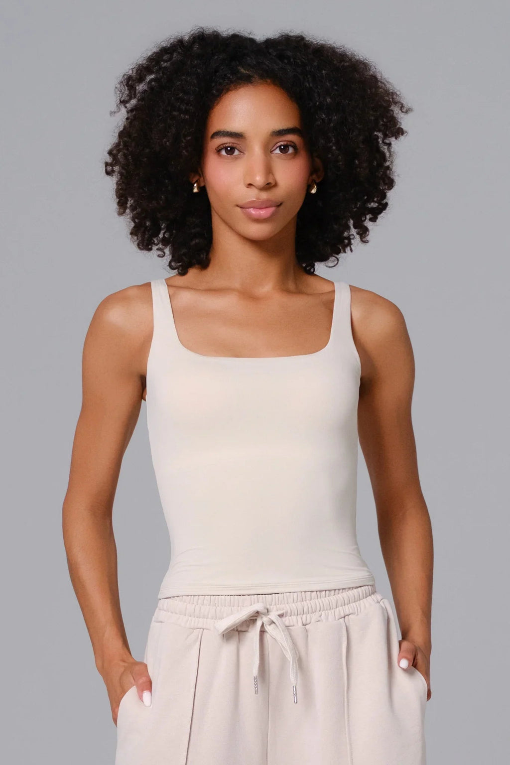 Ellie Sleeveless Top - Ivory