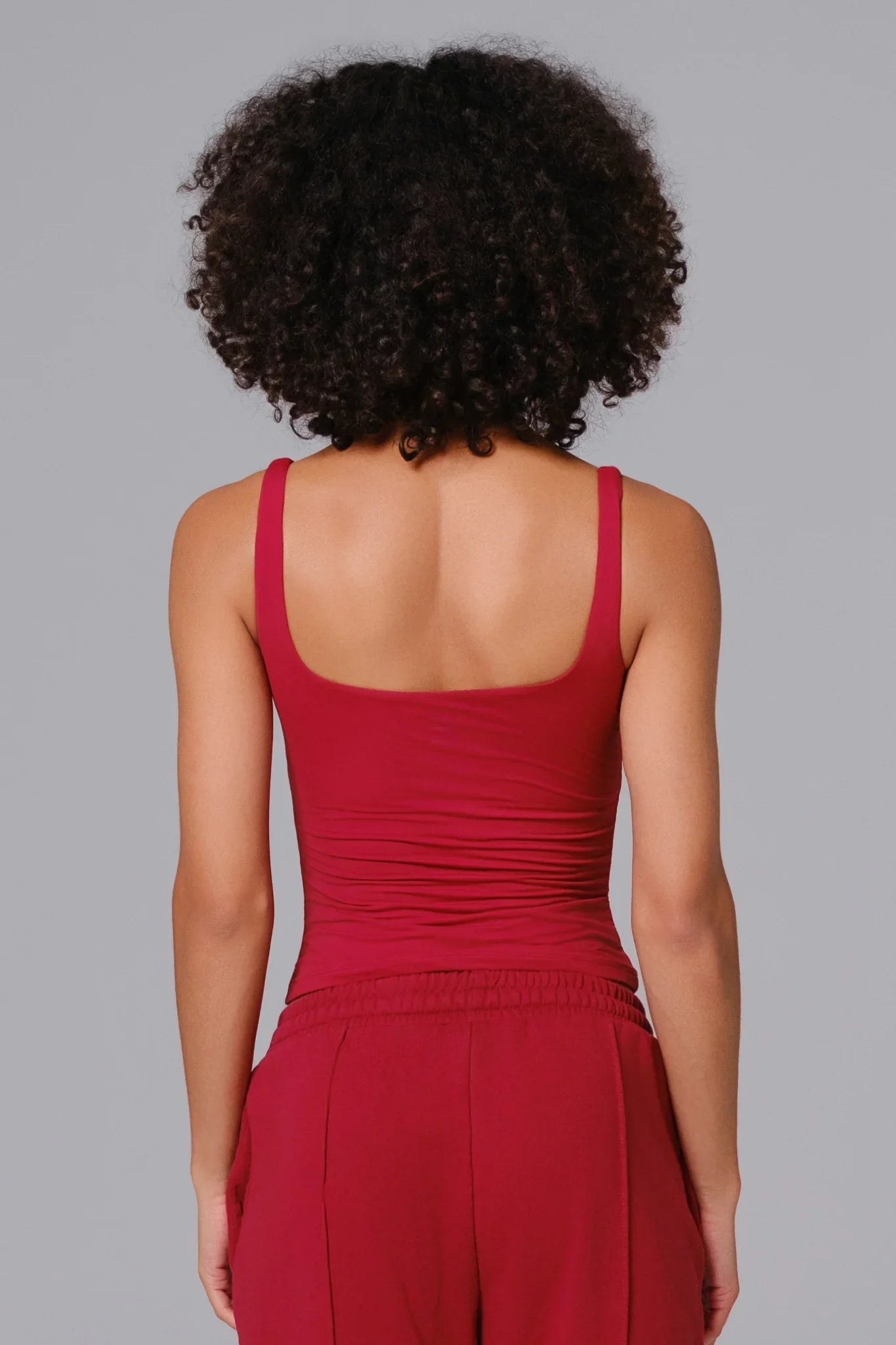 Ellie Sleeveless Top - Maroon