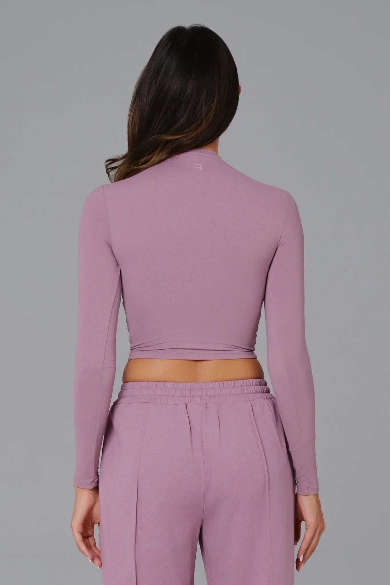 Ellie Long Sleeve Top - Mauve Mist