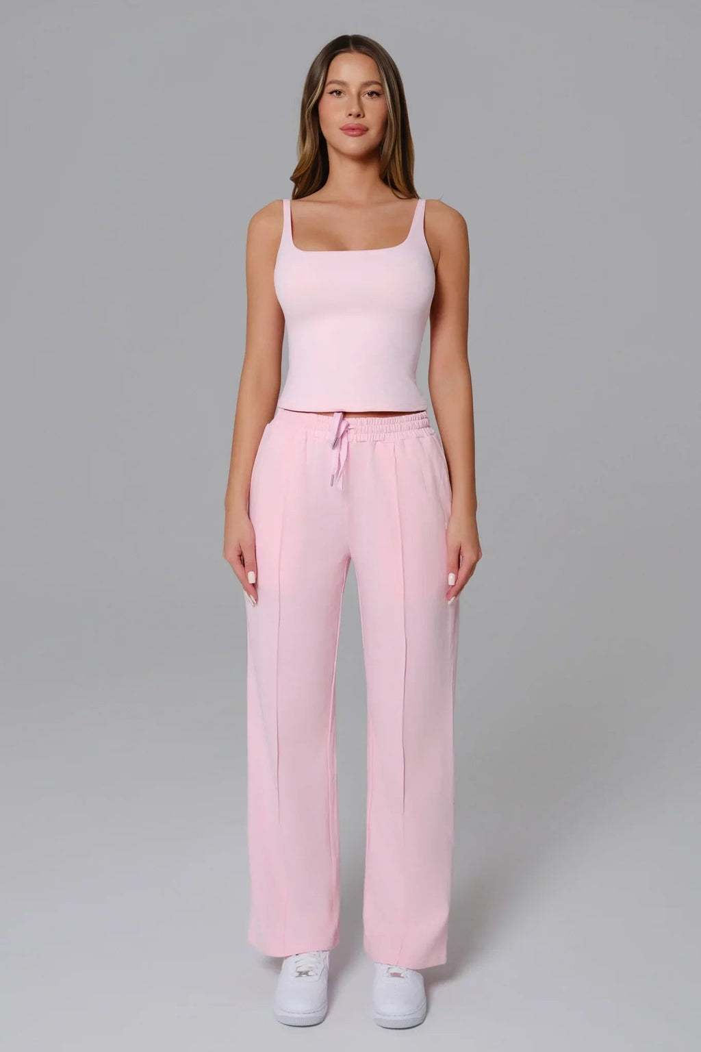 Ellie Sleeveless Top - Misty Rose