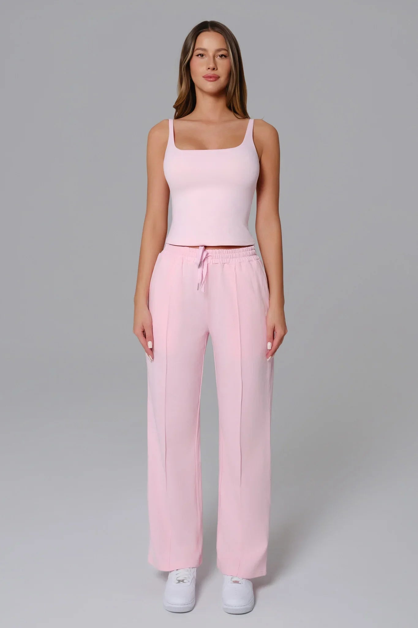 Ellie Sleeveless Top - Misty Rose