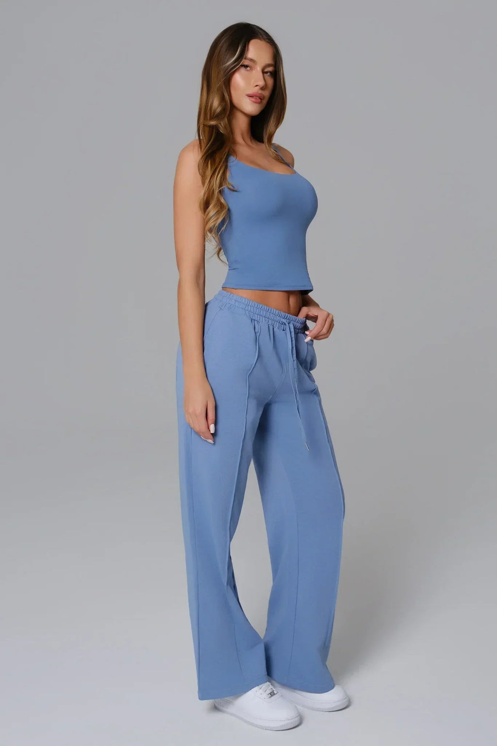 Ellie Sleeveless Top - Parisian Blue