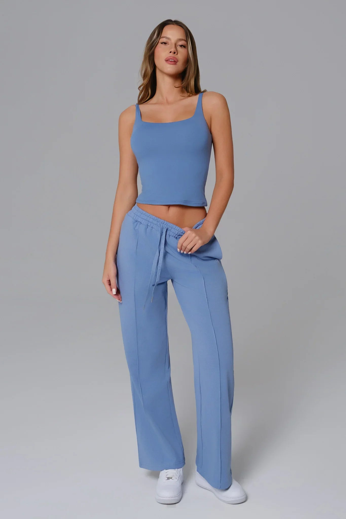 Ellie Sleeveless Top - Parisian Blue
