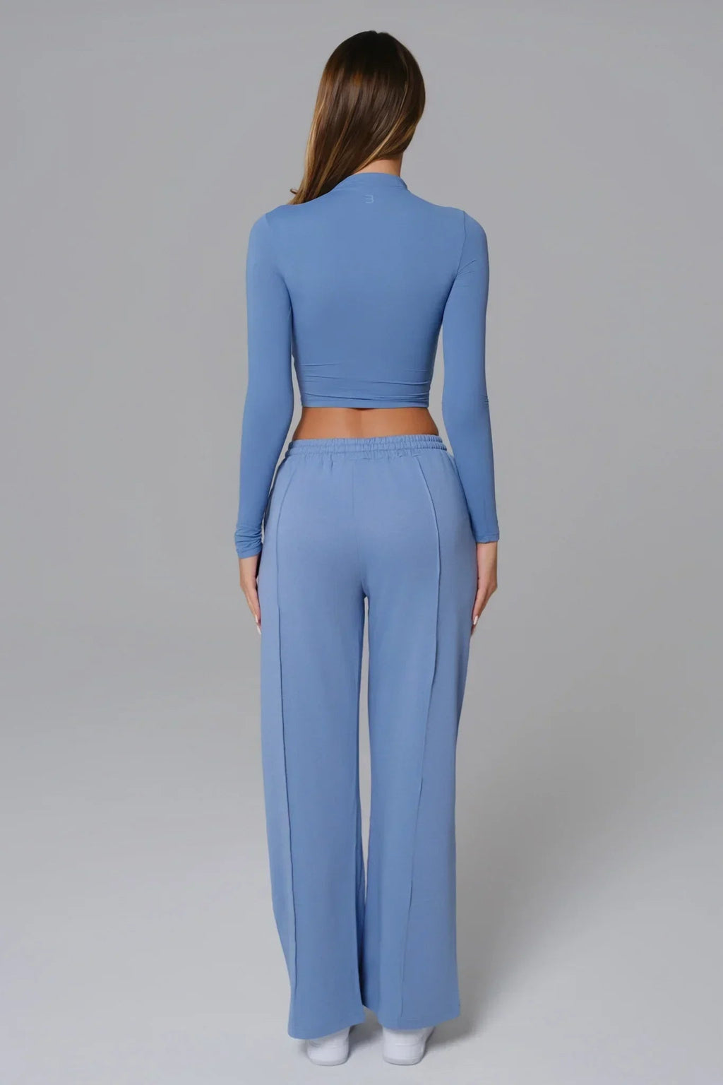 Ellie Long Sleeve Top - Parisian Blue