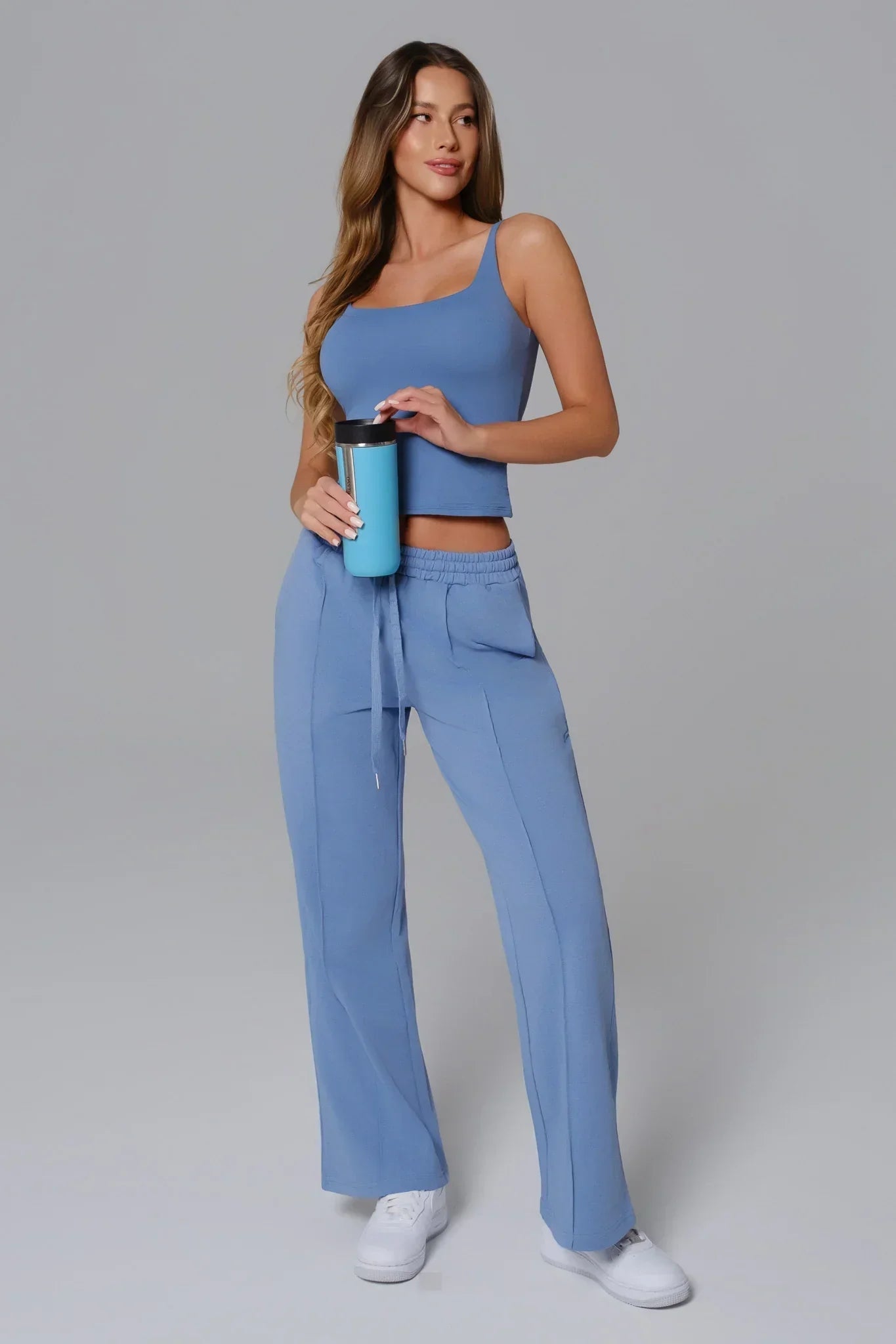 Ellie Sleeveless Top - Parisian Blue