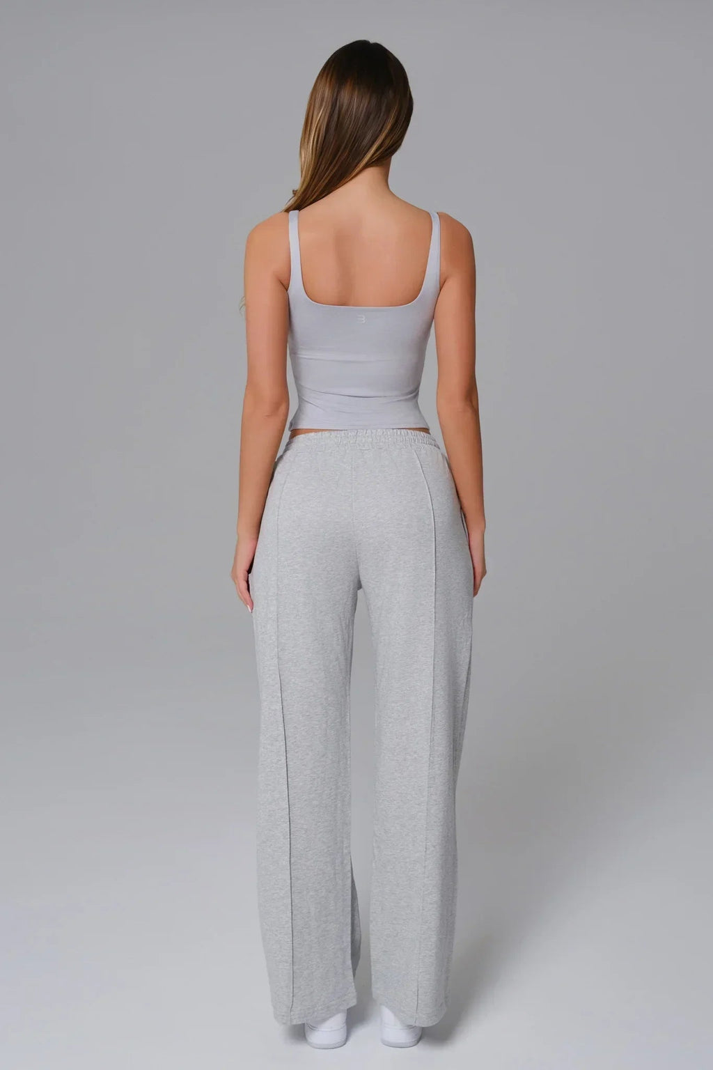 Ellie Sleeveless Top - Pebble Gray