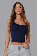 Ellie Sleeveless Top - Deep Navy