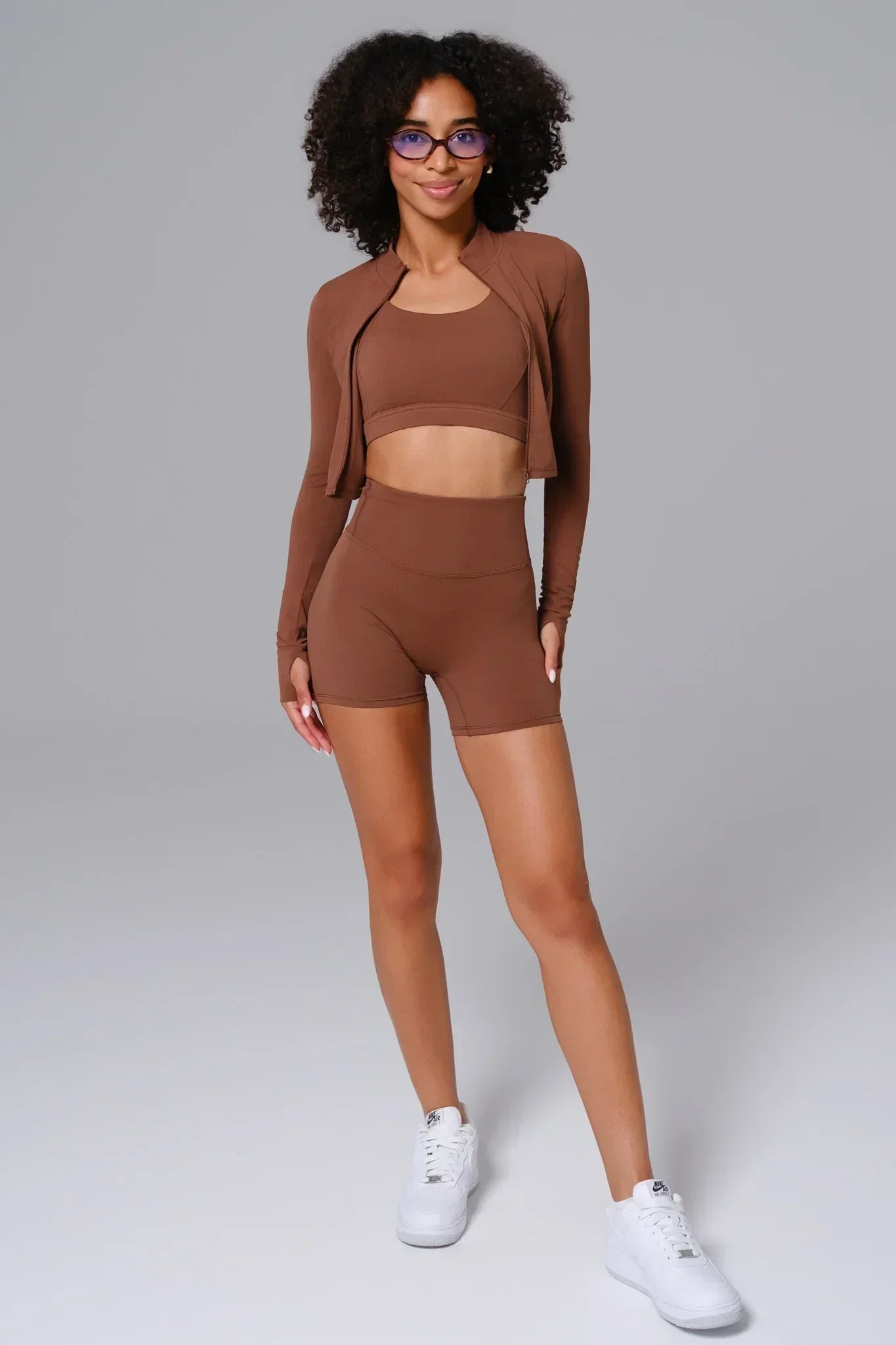 Flex Shorts - Cocoa