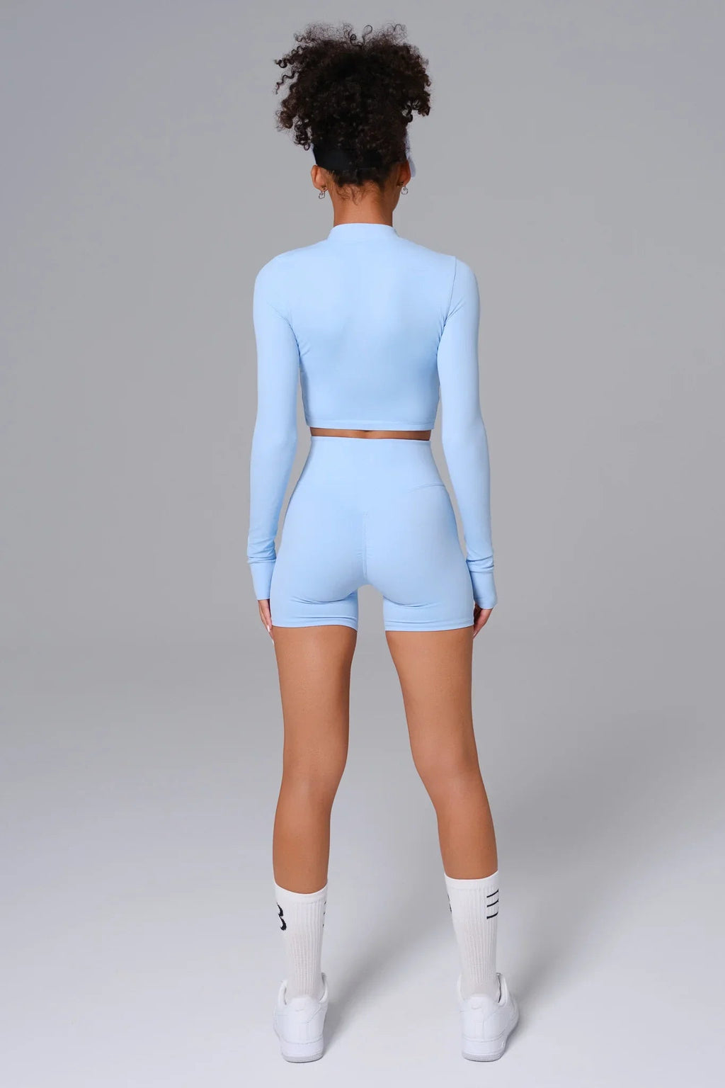 Flex Crop Jacket - Ice Blue