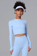 Flex Crop Jacket - Ice Blue