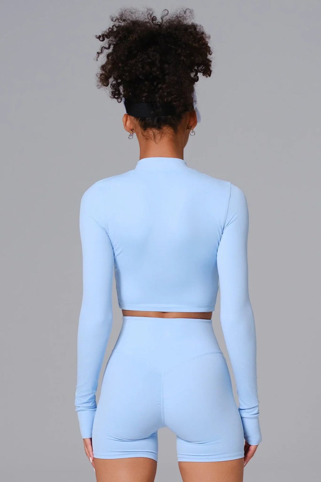 Flex Crop Jacket - Ice Blue