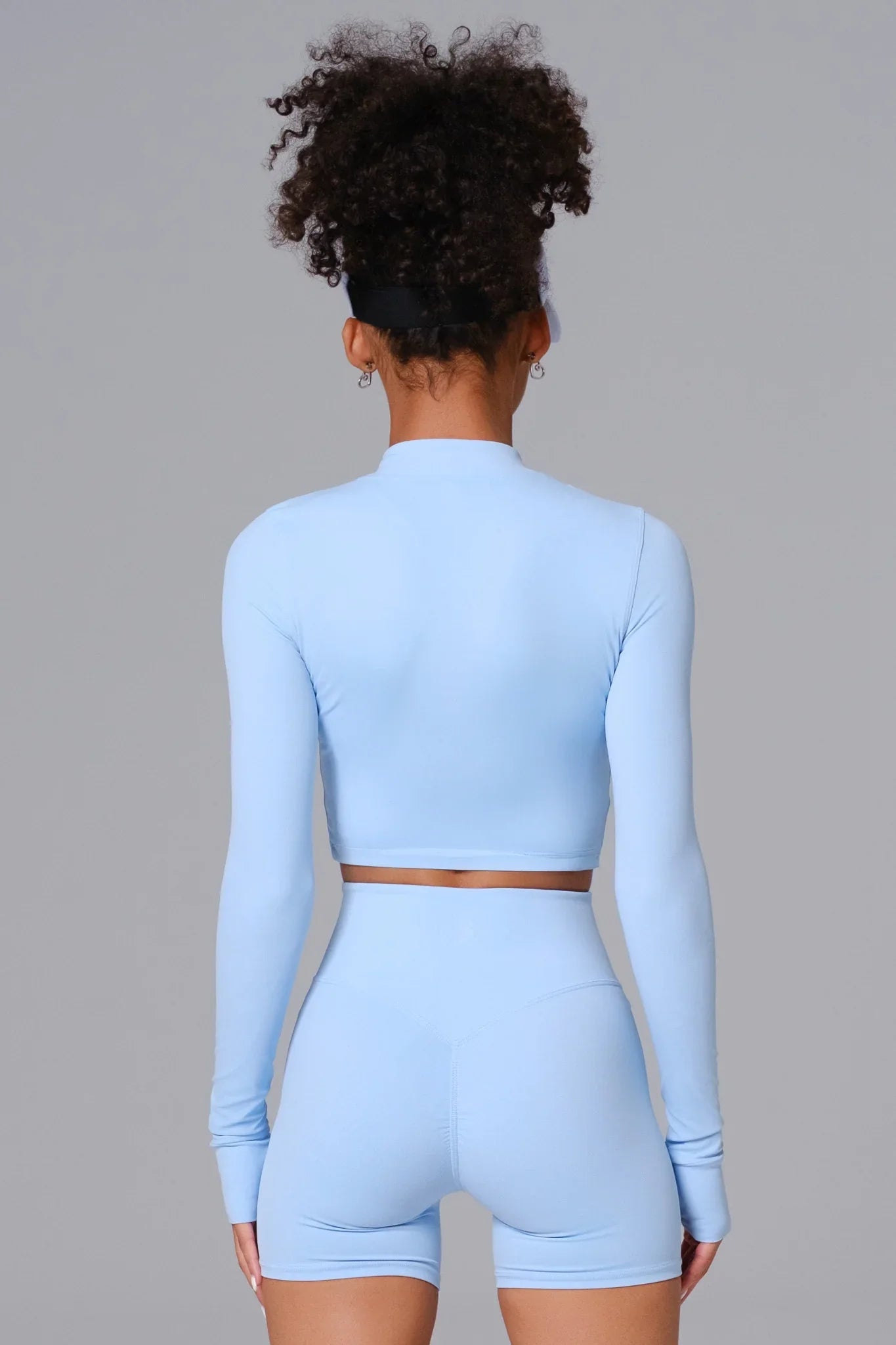 Flex Crop Jacket - Ice Blue