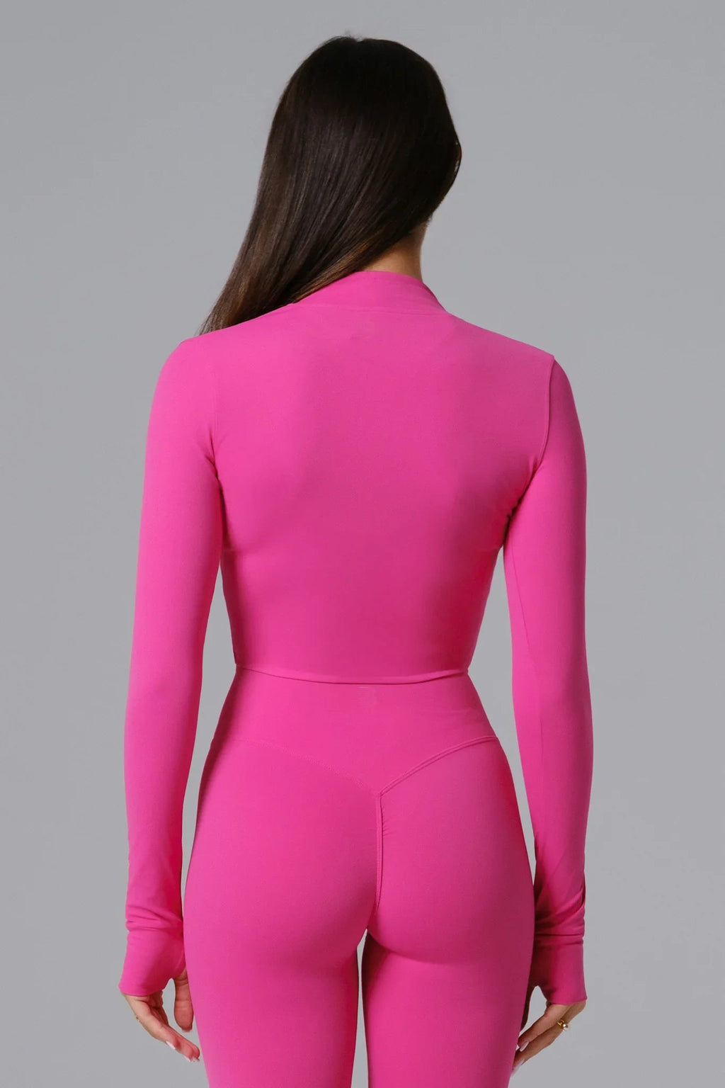 Flex Crop Jacket - Magenta