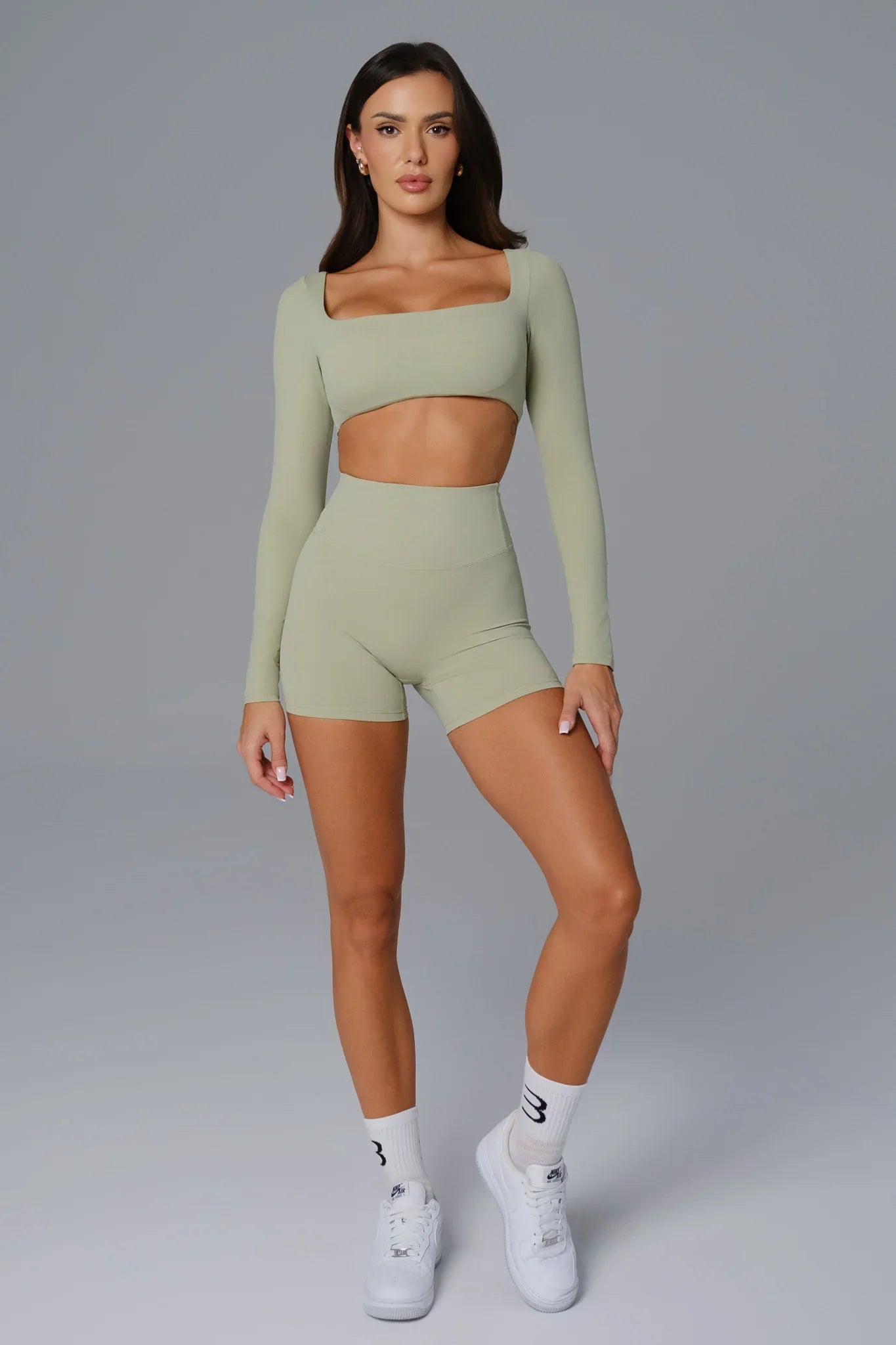 Flex Shorts - Pistachio