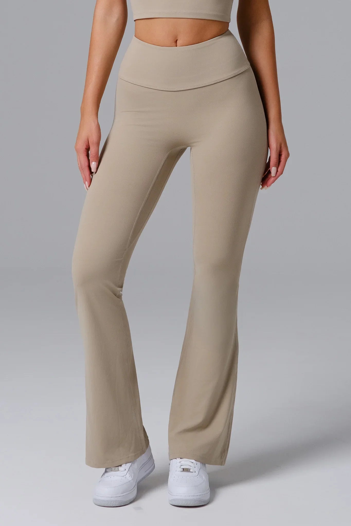 Haven Flare Leggings - Almond Tan