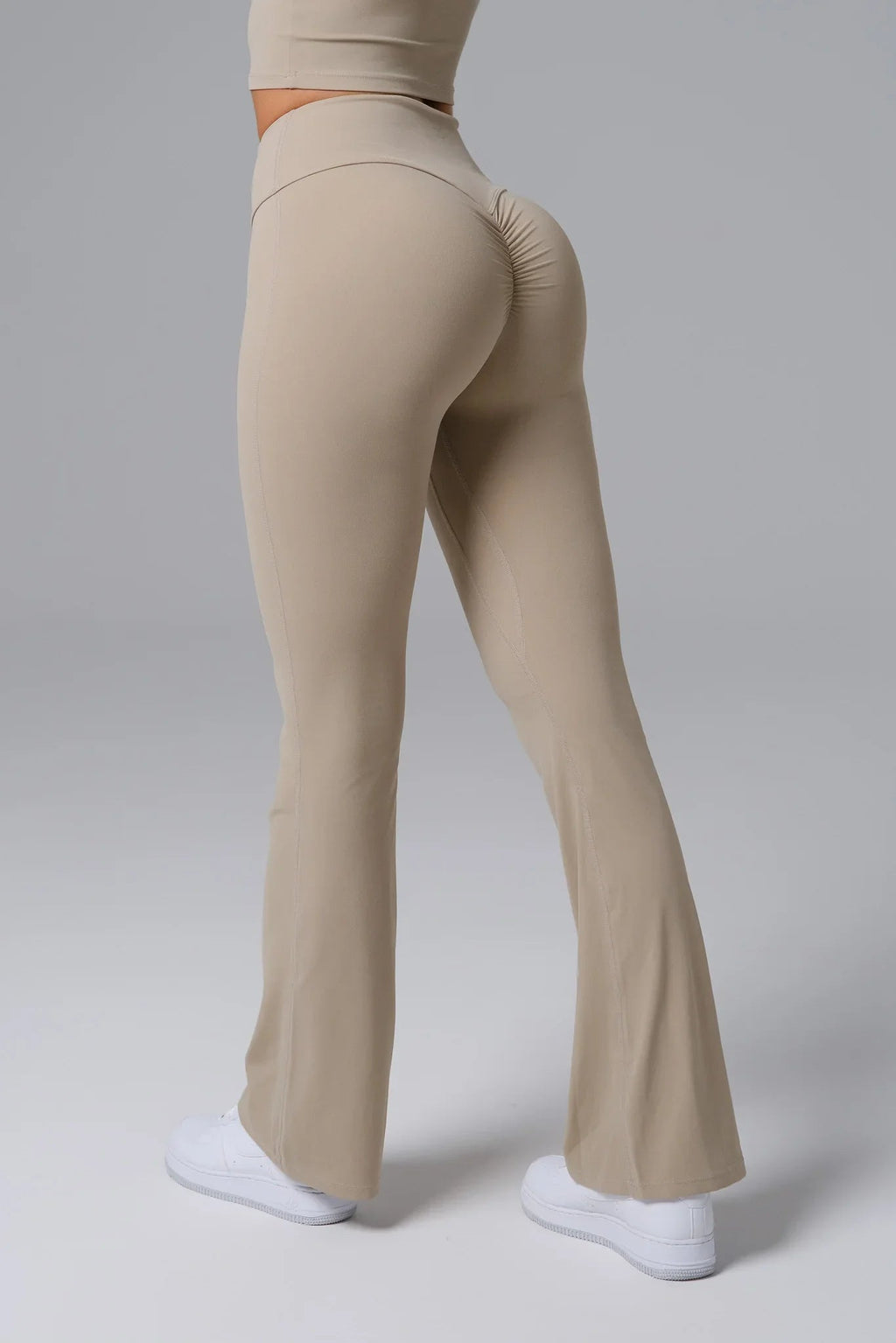 Haven Flare Leggings - Almond Tan