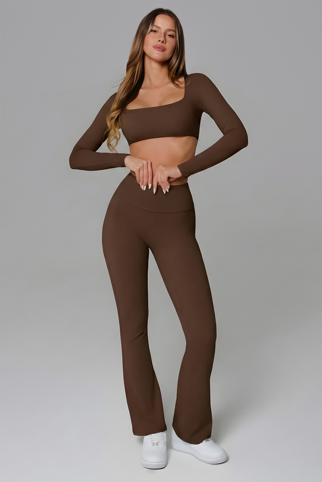 Haven Crop Top - Cocoa
