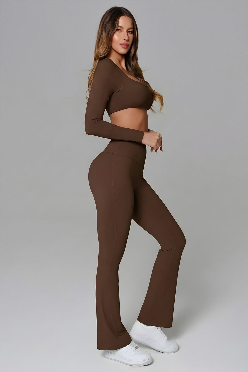 Haven Crop Top - Cocoa