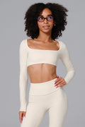 Haven Crop Top - Cream