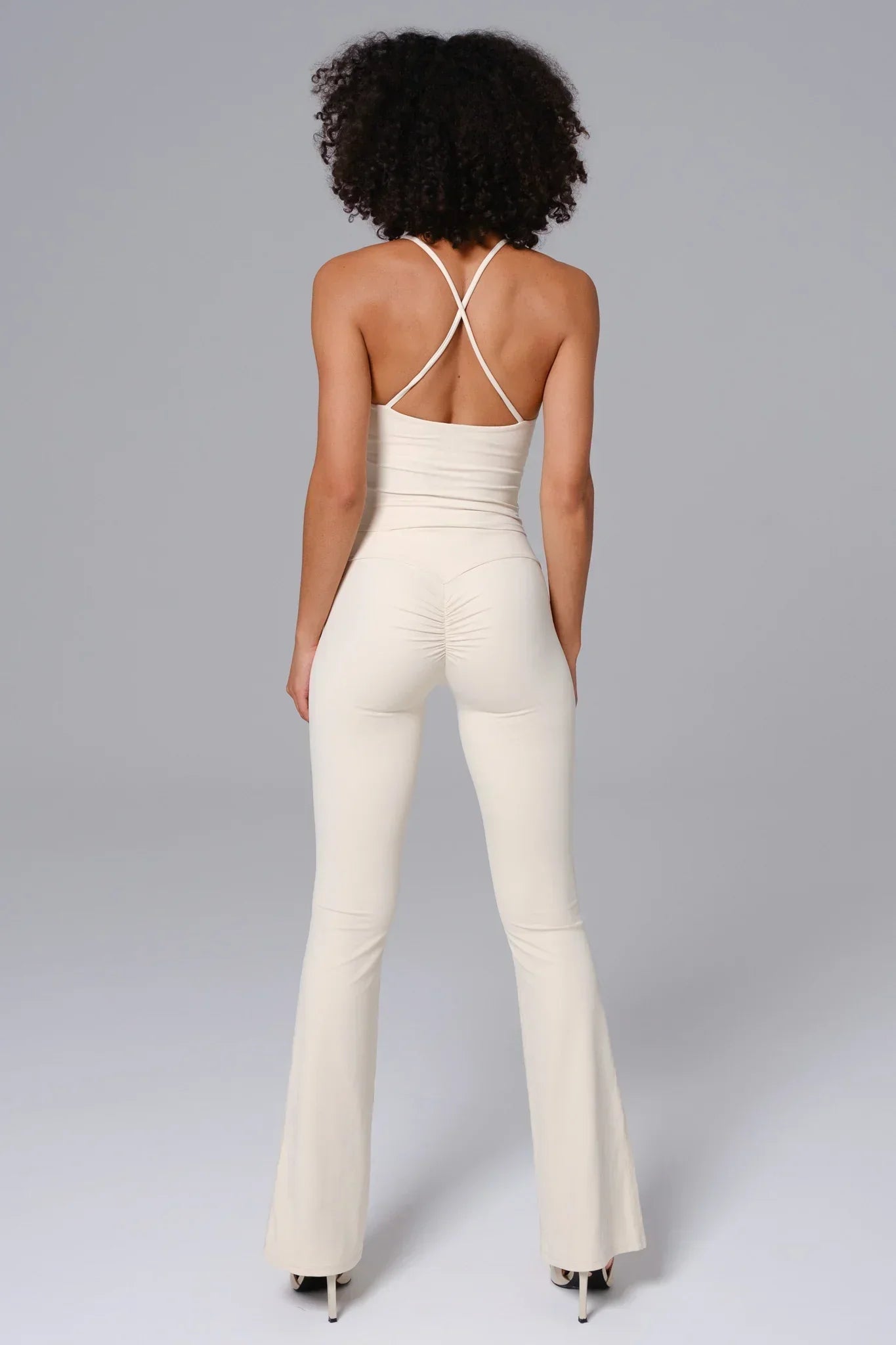 Haven Flare Leggings - Cream
