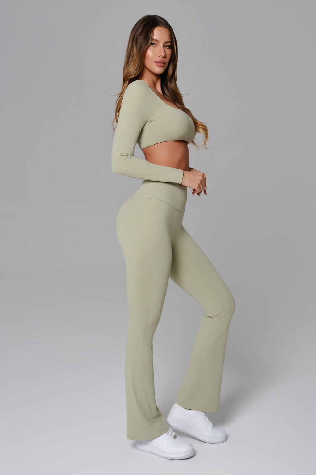 Haven Flare Leggings - Pistachio