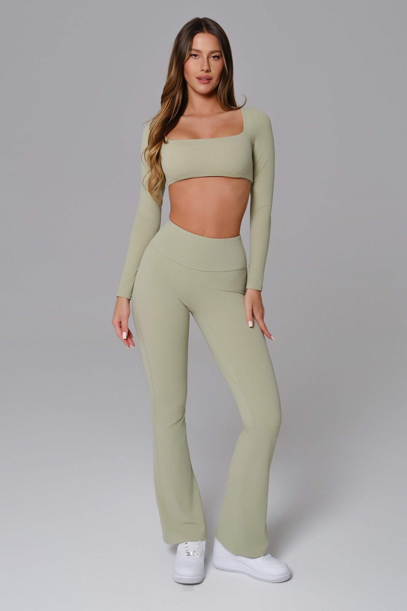 Haven Flare Leggings - Pistachio