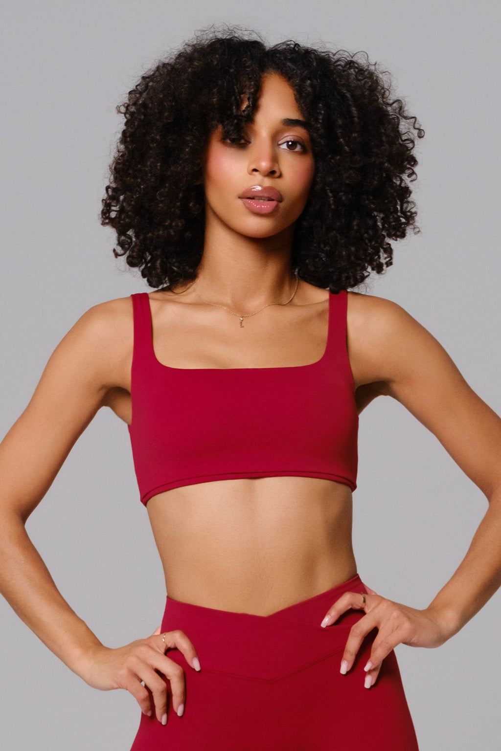 Maeve Sports Bra - Maroon