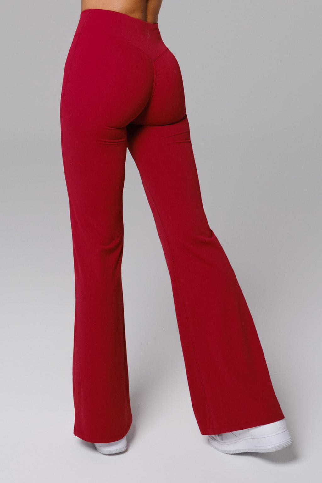 Maeve Flare Leggings - Maroon