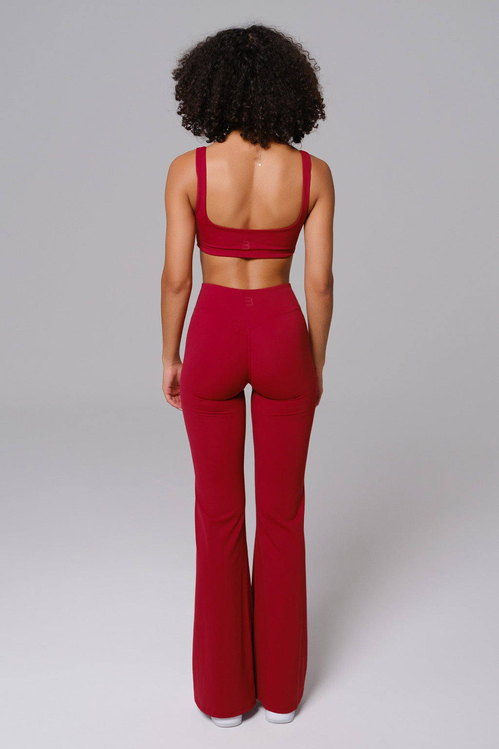 Maeve Flare Leggings - Maroon