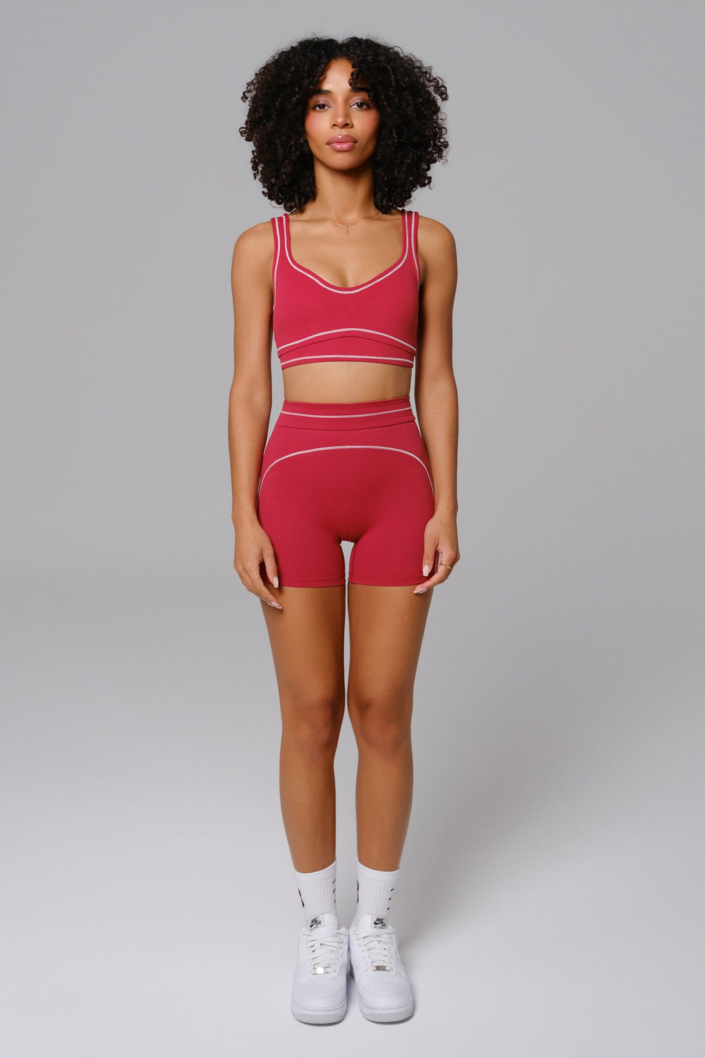 Nadine Shorts - Cherry Red