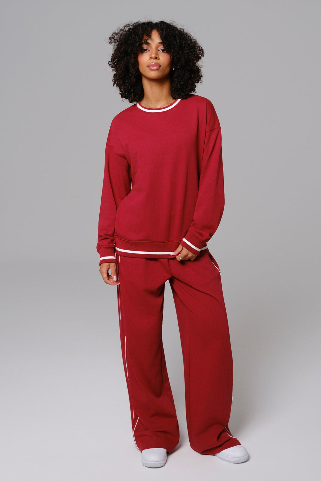 Nadine Sweatshirt - Cherry Red (FINAL SALE)