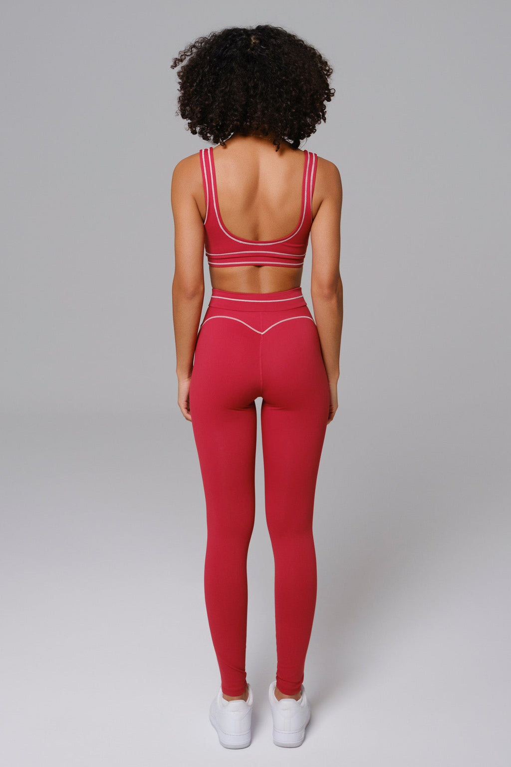 Nadine Sports Bra - Cherry Red